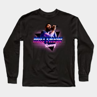 MATTHEW RAMSEY  // Retro Style 80'S Long Sleeve T-Shirt